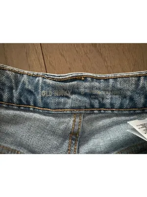Old Navy OG Straight Blue Jean Shorts Size 0 thumbnail 2