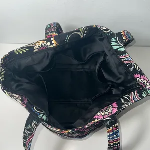 Vera Bradley Glenna Bandana Swirl Quilted Shoulder Bag Purse Tote thumbnail 8