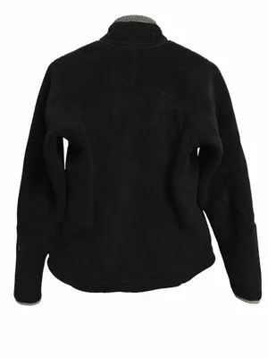 Patagonia Vintage Black Full-Zip Polar Fleece Jacket - Size Medium thumbnail 5