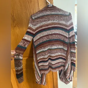 American Eagle Outfitters Multicolor Chevron Cardigan thumbnail 2