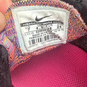 Nike Women's Flyknit Air Max Multicolor Running Shoes Sneakers Size 7 thumbnail 8