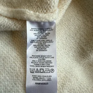 LOFT Women’s size xs Cream Crewneck Sweater soft and cozy thumbnail 10