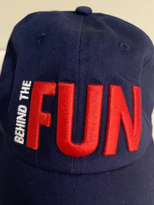 Carnival adult unisex navy blue and red hat one size thumbnail 2