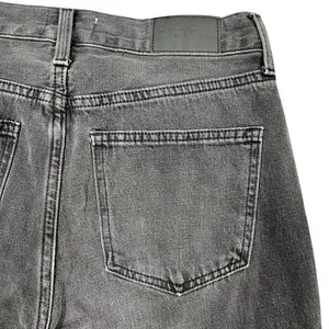 PISTOLA Alexa High Rise Flare‎ Jeans 28" Black Split Hem Goth Grunge Minimalist thumbnail 11