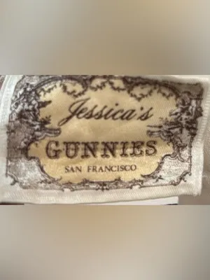 Jessica’s Gunne Sax 11 Vintage Victorian Style Cream Lace Yoke Ruffle Blouse thumbnail 10