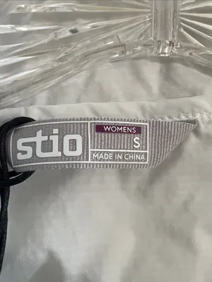 Stio Womens Second Light Windshell Jacket Medium‎ Morning Frost White New thumbnail 8