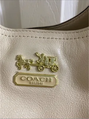 Coach Madison Maggie large Shoulder Tote Creamy Leather Hobo Bag w/2 Hang Tags thumbnail 3
