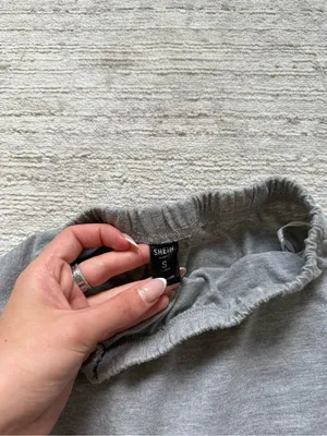 SHEIN Gray High-Rise Bike Shorts thumbnail 4