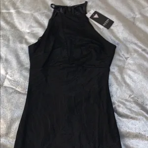 Guess Zayv Zebra-Stripe‎ Dress - Black thumbnail 3
