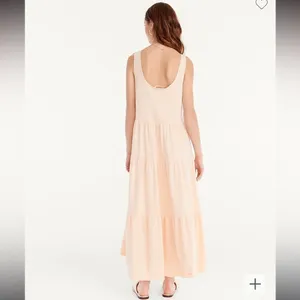 J. Crew Broken-In Jersey Tiered Maxi Dress periwinkle size small thumbnail 2