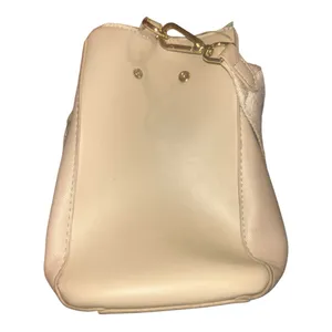 Steve Madden Elegant Gold and Cream Handbag thumbnail 6