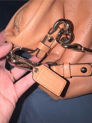 Coach Brooke Perforated Leather Convertible Hobo / Shoulder Bag — Style F16908 thumbnail 2