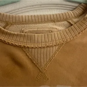 American Eagle Funday Graphic Happiest Here Smiley Tan Sweatshirt - size XL thumbnail 6