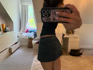 Denim mini skirt Blue thumbnail 3