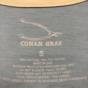 Conan Gray Wishbone Album Jersey Gray 11 T-Shirt Size Small thumbnail 4