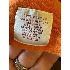 Peter Millar Sweatshirt‎ Women Small Orange Cotton Full Zip Mock Neck Outdoor thumbnail 10
