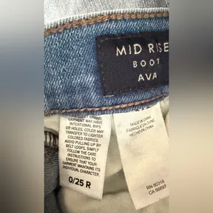 Lucky Brand Women's Light Blue Bootcut Jeans with Knee Rip thumbnail 6