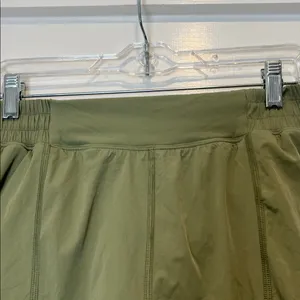 Thrive Societe Olive Green Women's Athletic Shorts size small. thumbnail 2