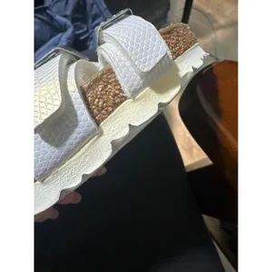 BIRKENSTOCK | Franca Iridescent  White Snake Python‎ Embossed Sandals, EU 37 thumbnail 5