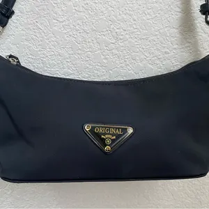Vintage Y2K The Original Brand Black Nylon Mini Bag Shoulder Bag thumbnail 8