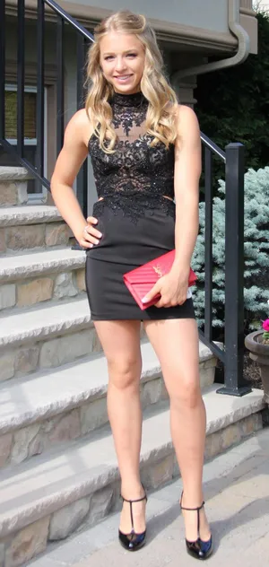 La Femme Black Dress thumbnail 1