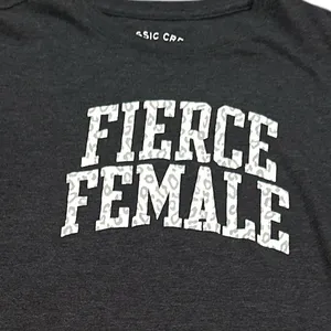 Fierce Female GRAPHIC CLASSIC Aeropostale GREY SHORT SLEEVE TSHIRT M thumbnail 4