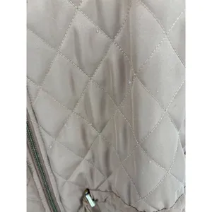 Jones New York Womens‎ Jacket Camel Quilted Ribbed Knit Hybrid Medium thumbnail 7