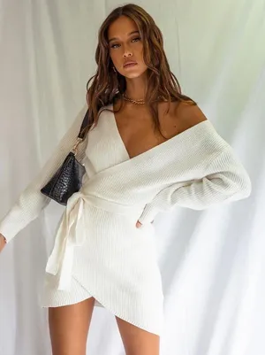 Princess Polly Phenix Mini Dress White thumbnail 1