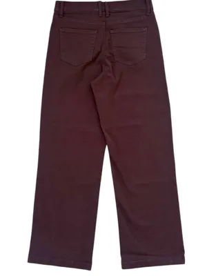 NWT Express Brown High Rise Wide Leg Jeans with Hyper Stretch Size 8R thumbnail 5