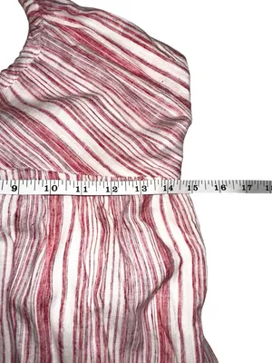 Free People Audrey Halter Red Striped Maxi Dress MEDIUM thumbnail 8