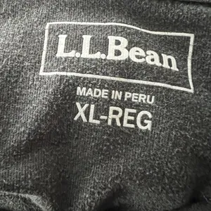 L.L Bean Midi Dress XL Polo Faded Black‎ thumbnail 4