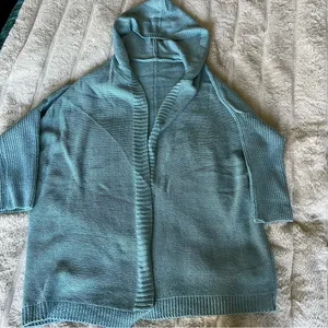 Cardigan sweater NWOT Size Large Blue thumbnail 3