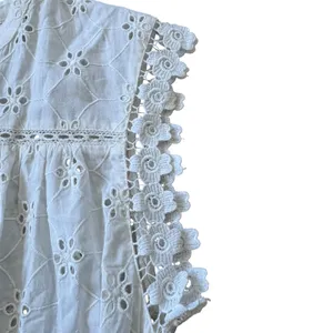BELL Eyelet Lace Midi Dress White thumbnail 6