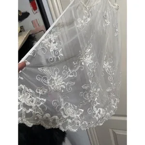 Frederick's of Hollywood Sheer Mesh Embroidered‎ Babydoll Lingerie Y2K Coquette thumbnail 4