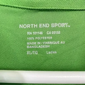 North End Sport Women’s Short Sleeve Moisture Wicking Polo Valley Green XL NWT thumbnail 5
