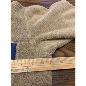 PATAGONIA Re-Tool Women's Large Snap T Fleece‎ Soft Pullover Brown/Navy~EUC thumbnail 9