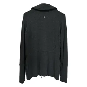 Lululemon Jacket Size 8 High collar, thumbholes, and signature logo thumbnail 6