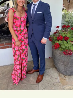Show Me Your MuMu Willow Pink Floral Tie-Shoulder Corset Maxi Dress thumbnail 2