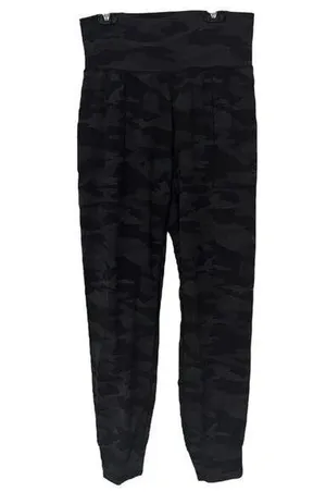 Athleta Salutation Camo Jogger Pants Athletic Camouflage Gray Black Size S Small thumbnail 1