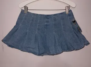 Finesse Y2K Light Blue Denim Mini Skirt Size XS thumbnail 1