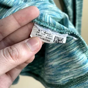 Columbia‎ half zip turquoise heathered sweater women's size L athletic outdoors thumbnail 4