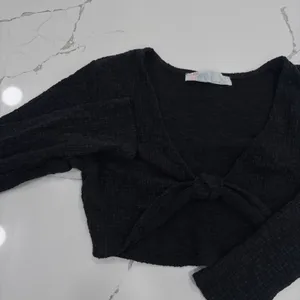 Free People Beach Top Womens Size Small Black Sunset Beach Long Sleeve thumbnail 3