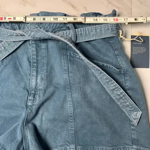 Universal Threads NWT Medium Blue paper bag Shorts with waist tie size 12 thumbnail 6