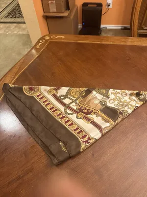 Fancy Scarf Made In Italy 1970s thumbnail 6