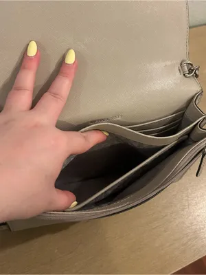 Michael Kors Beige Tan/Grey Crossbody Bag thumbnail 7