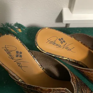 Patricia Nash Mules/clogs Ruffina Bronze Florals thumbnail 6