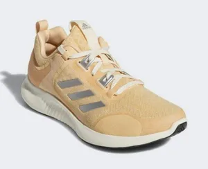 adidas Women's Peach/Tan Knit Athletic Sneakers thumbnail 1