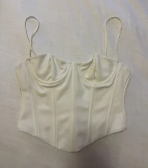 White Fox Corset Top White thumbnail 1