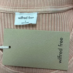 NEW Aritzia Wilfred Free Astoria Nude Jersey Bodycon Pink Mini Dress Sz S thumbnail 8