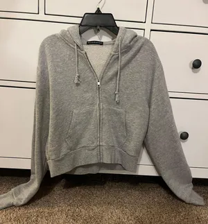 Brandy Melville Cropped Zip Up thumbnail 1
